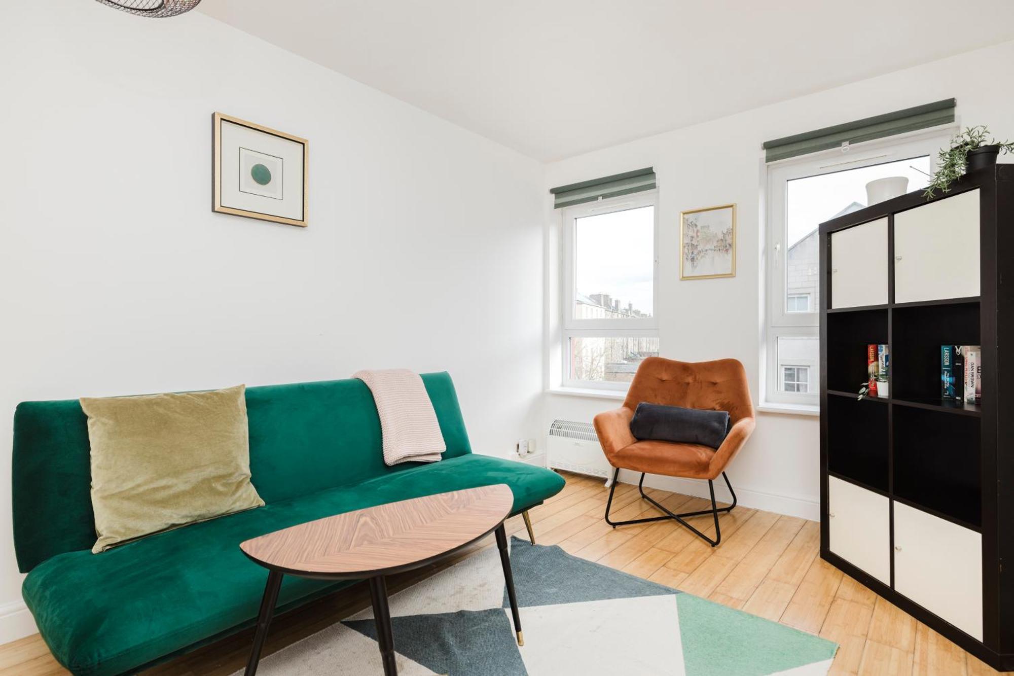 Apartamento Joivy Welcoming Flat Near Park Edimburgo Exterior foto